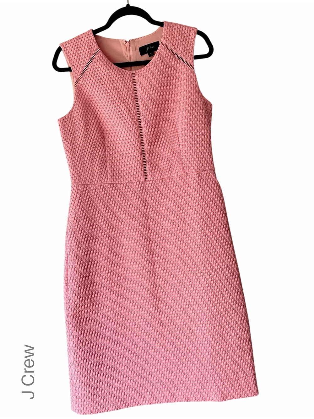 J CREW NWOT PORTFOLIO SHEATH DRESS SLEEVELESS TEXTURED LINED | 8